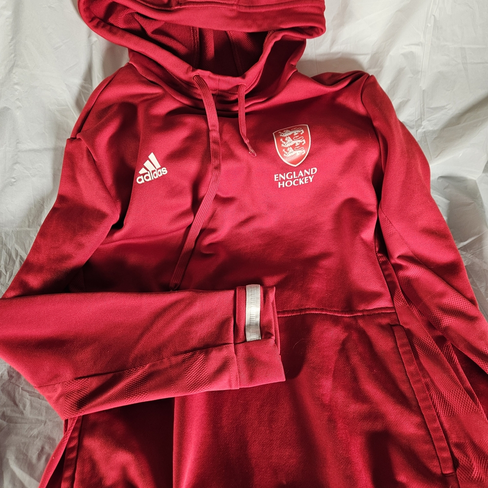 Adidas Red England Hockey Hoodie